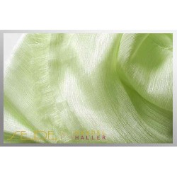 Fransenschal Linen Silk 10, 45 x 180cm, Light Green