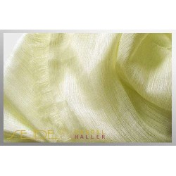 Fransenschal Linen Silk 10, 45 x 180cm, Light Yellow
