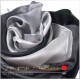 Seidenschal Ponge 05, 45 x 180cm, schwarz-weiss Seidenschal Ponge 05, 45 x 180cm, schwarz-weiss