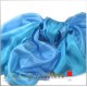 Seidenschal Ponge 05 110 x 220 cm, blau-türkis Seidenschal Ponge 05 110 x 220 cm, blau-türkis