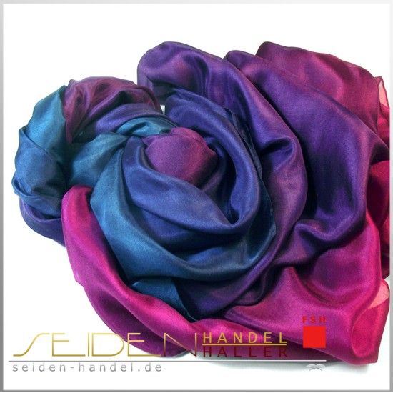 Seidenschal Ponge 05 Lilac,110 x 220 cm, mehrfarbig Seidenschal Ponge 05 Lilac,110 x 220 cm, mehrfarbig