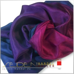 Seidenschal Ponge 05 Lilac,110 x 220 cm, mehrfarbig