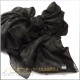 Seidenschal Ponge 05, 138 x 300 cm, schwarz Seidenschal Ponge 05, 138 x 300 cm, schwarz