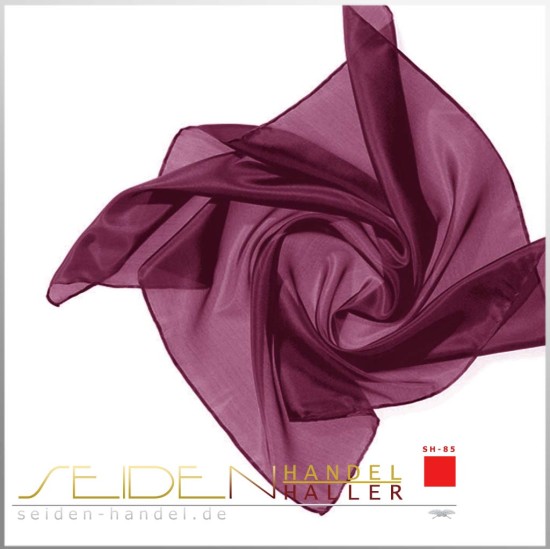 Seidentuch Ponge 05, Format: 68 x 68cm, einfarbig Seidentuch Ponge 05, Format: 68 x 68cm, einfarbig