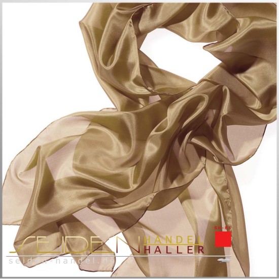 Seidenschal Premium Ponge 05, 45 x 150cm, in 935 Farben Seidenschal Premium Ponge 05, 45 x 150cm, in 935 Farben