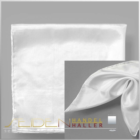 Seidentuch Premium Ponge 05, 40 x 40cm, naturweiss Seidentuch Premium Ponge 05, 40 x 40cm, naturweiss