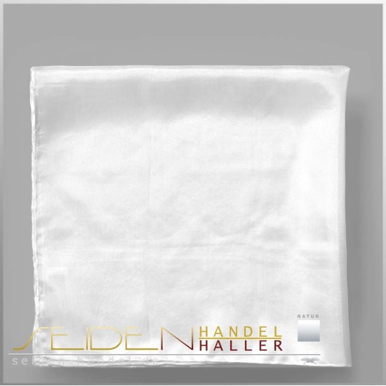 Seidentuch Premium Ponge 05, 40 x 40cm, naturweiss Seidentuch Premium Ponge 05, 40 x 40cm, naturweiss