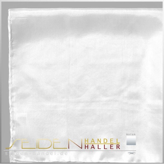 Seidentuch Premium Ponge 05, 74 x 74cm, naturweiss Seidentuch Premium Ponge 05, 74 x 74cm, naturweiss
