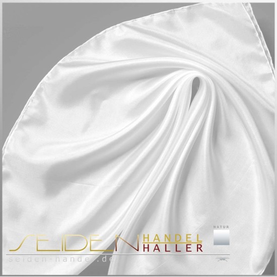 Seidentuch Premium Ponge 05, 74 x 74cm, naturweiss Seidentuch Premium Ponge 05, 74 x 74cm, naturweiss