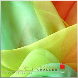 Seidenschal Chiffon 3.5, 90 x 180cm, Regenbogen