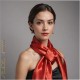 Satin Schal Rot Satin Schal Rot