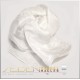 Fransenschal Linen Silk 10, 45 x 180cm, naturweiss