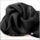 Seidenschal Silk Etamine 06, Format: 55 x 230cm, schwarz