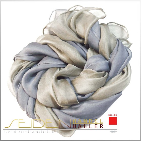 Seidenschal Silk Etamine 06, 2er-Set, Format: 45 x 180cm, einfarbig