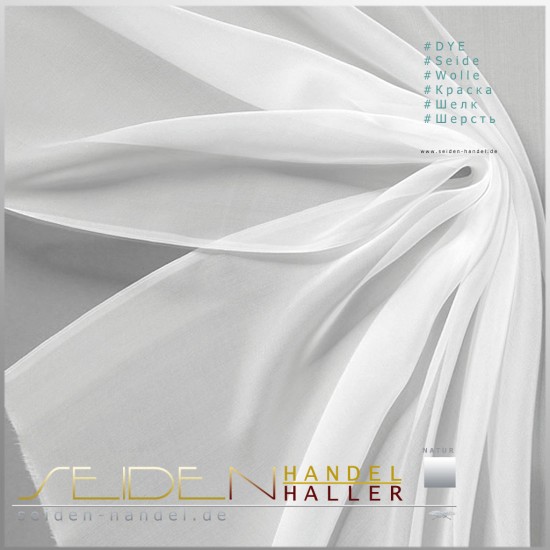 Stoffmuster Chiffon 4.5, naturweiss Stoffmuster Chiffon 4.5, naturweiss