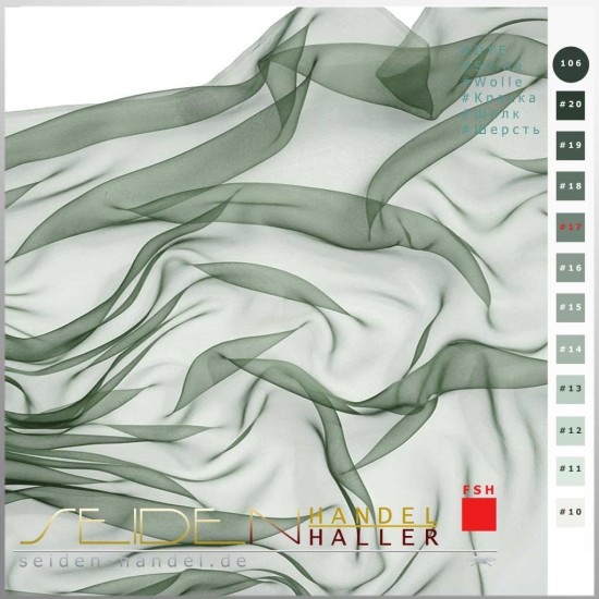 Seidenstoff Chiffon 3.5, 138cm, Salamander