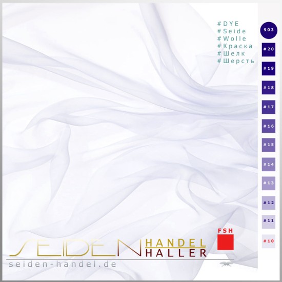 Seidenstoff Chiffon 3.5, 138cm, Blue Meteorite Seidenstoff Chiffon 3.5, 138cm, Blue Meteorite