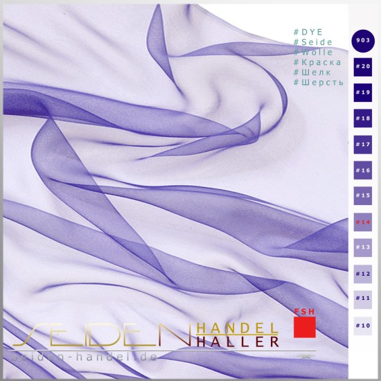 Seidenstoff Chiffon 3.5, 138cm, Blue Meteorite Seidenstoff Chiffon 3.5, 138cm, Blue Meteorite