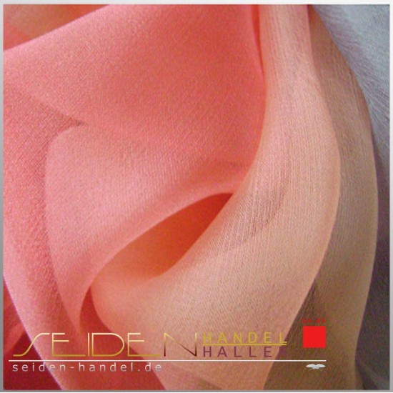 Seidenstoff Chiffon 3.5, 92cm, mehrfarbig