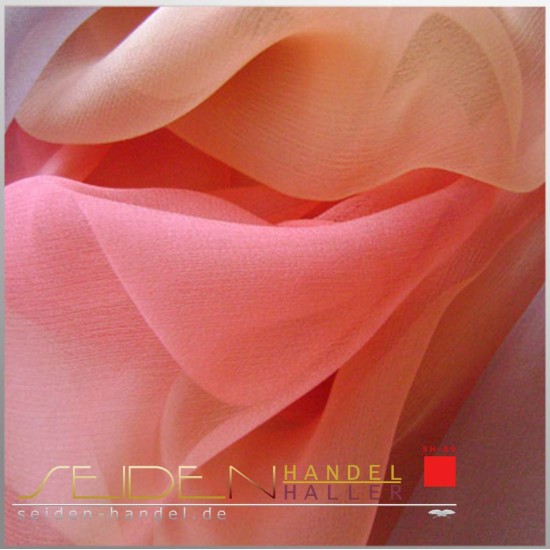 Seidenstoff Chiffon 3.5, 92cm, mehrfarbig