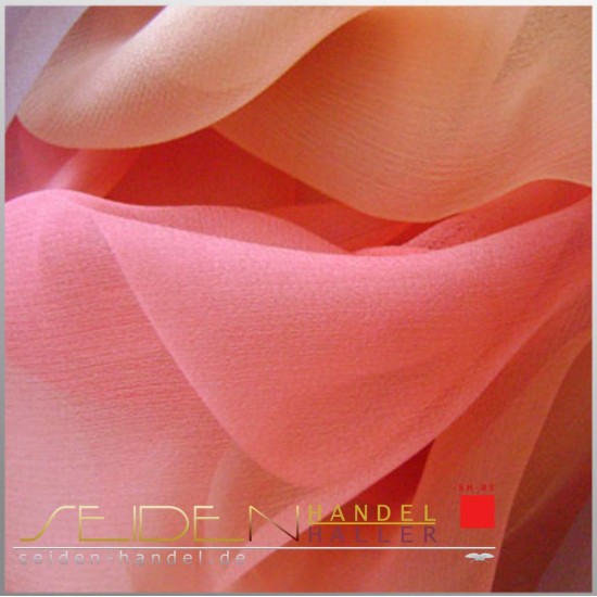 Seidenstoff Chiffon 3.5, 92cm, mehrfarbig