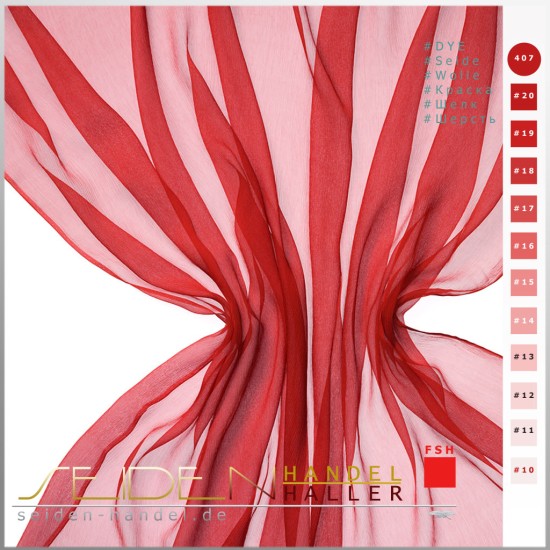 Seidenstoff Crinkle Chiffon 4.5, 136 cm, Grandma´s Cherry Pie