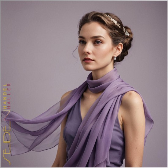 Chiffon Stoff Violett Chiffon Stoff Violett