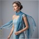 Chiffon Stoff Blau Chiffon Stoff Blau