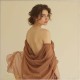 Seidenstoff Crinkle Georgette 08, 136cm, 3m-Coupon, Trendfarbe Mocha Mousse
