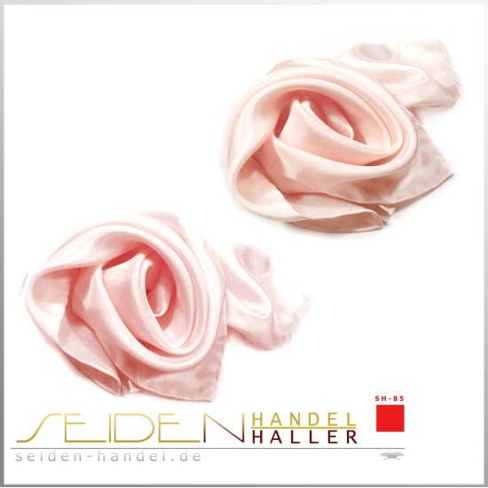 Seidentuch Ponge 10, 2er-Set, 40 x 40cm, einfarbig