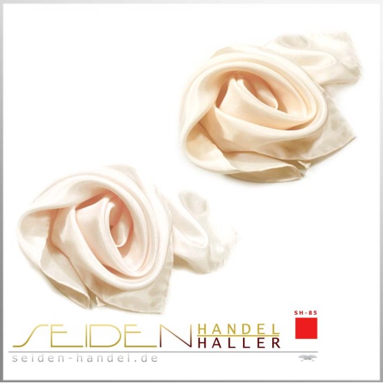 Seidentuch Ponge 10, 2er-Set, 40 x 40cm, einfarbig