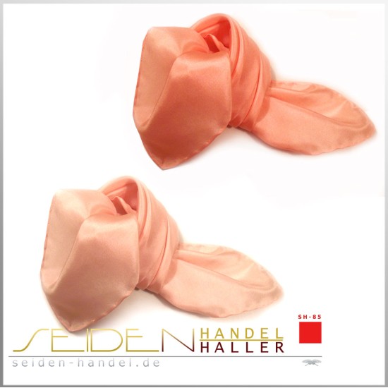 Seidentuch Ponge 10, 2er-Set, 45 x 45cm, einfarbig