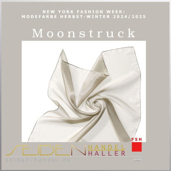 Seidentuch Luxus Ponge 4.2, Format: 55 x 55cm, Trendfarbe Moonstruck Seidentuch Luxus Ponge 4.2, Format: 55 x 55cm, Trendfarbe Moonstruck