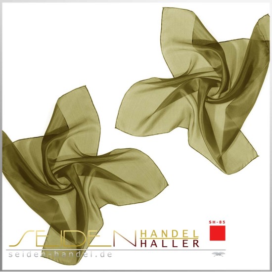 Seidentuch Ponge 06, 2er-Set, 55 x 55cm, einfarbig Seidentuch Ponge 06, 2er-Set, 55 x 55cm, einfarbig