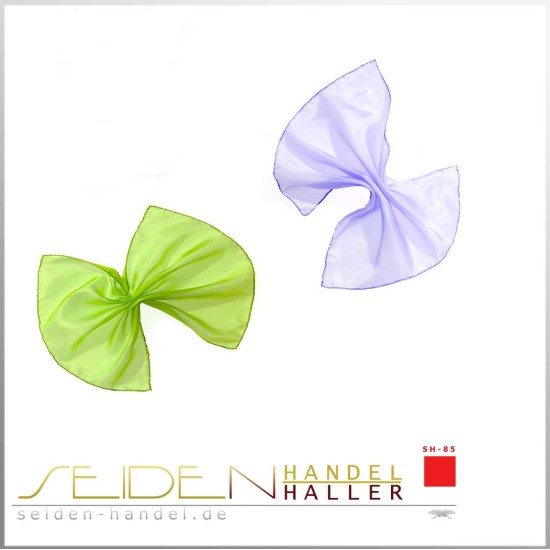 Seidentuch Ponge 06, 2er-Set, 20 x 20cm, einfarbig Seidentuch Ponge 06, 2er-Set, 20 x 20cm, einfarbig