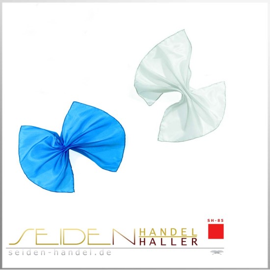 Seidentuch Ponge 06, 2er-Set, 20 x 20cm, einfarbig Seidentuch Ponge 06, 2er-Set, 20 x 20cm, einfarbig