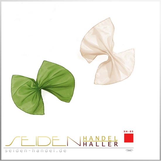 Seidentuch Ponge 06, 2er-Set, 20 x 20cm, einfarbig Seidentuch Ponge 06, 2er-Set, 20 x 20cm, einfarbig