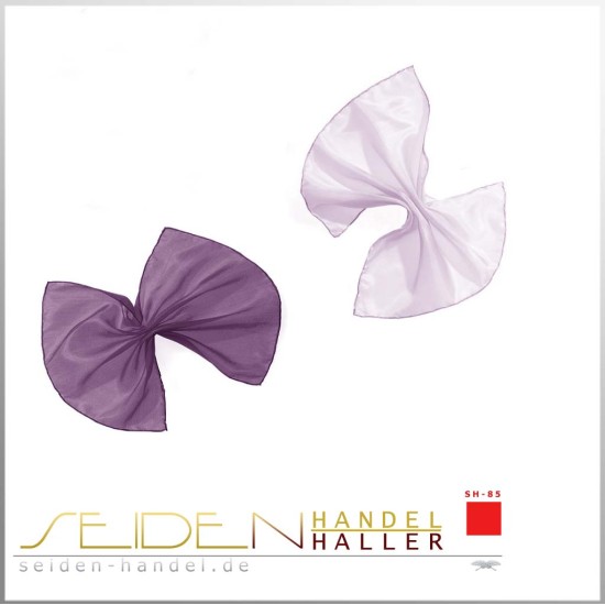 Seidentuch Ponge 06, 2er-Set, 20 x 20cm, einfarbig Seidentuch Ponge 06, 2er-Set, 20 x 20cm, einfarbig