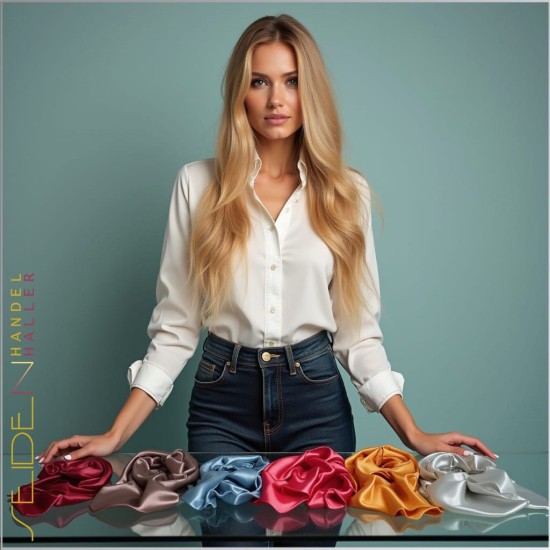 Seidentuch Crepe Satin 12.5, 28 x 28cm, 935 Farben Seidentuch Crepe Satin 12.5, 28 x 28cm, 935 Farben