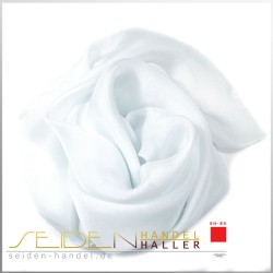 Seidentuch Silk Etamine 06, 75 x 75cm, Lucent White