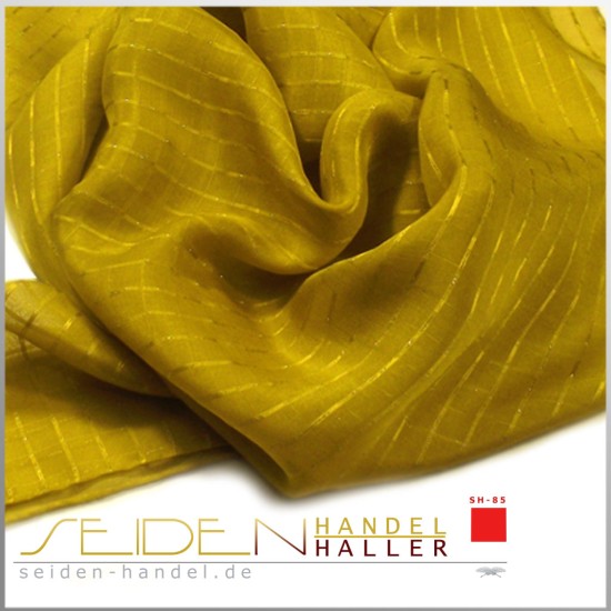Seidentuch Silk Etamine 06 Silver, 68 x 68cm, Golden Palm Seidentuch Silk Etamine 06 Silver, 68 x 68cm, Golden Palm