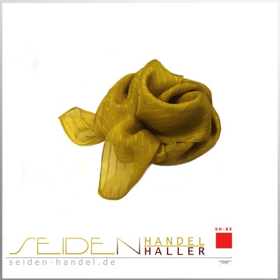 Seidentuch Silk Etamine 06 Silver, 68 x 68cm, Golden Palm Seidentuch Silk Etamine 06 Silver, 68 x 68cm, Golden Palm