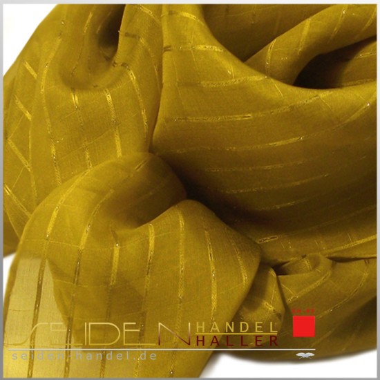 Seidentuch Silk Etamine 06 Silver, 68 x 68cm, Golden Palm Seidentuch Silk Etamine 06 Silver, 68 x 68cm, Golden Palm