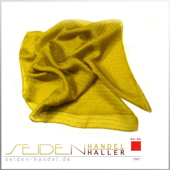 Seidentuch Silk Etamine 06 Silver, 68 x 68cm, Golden Palm Seidentuch Silk Etamine 06 Silver, 68 x 68cm, Golden Palm