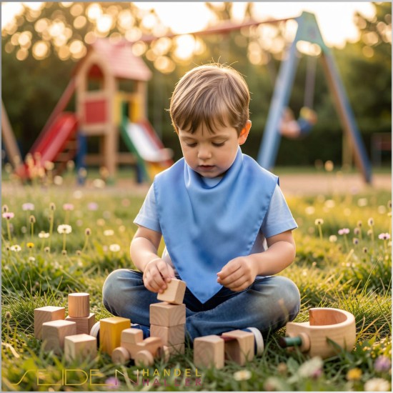 Spieltuch Himmelblau Ponge 05 55x55cm