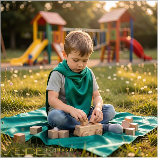 Spieltuch Lebensgrün Ponge 05 55x55cm