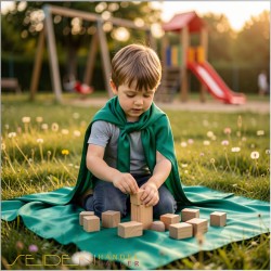 Spieltuch Lebensgrün Ponge 06 55x55cm Spieltuch Lebensgrün Ponge 06 55x55cm