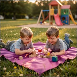 Spieltuch Purpur Ponge 05 110x110cm Spieltuch Purpur Ponge 05 110x110cm