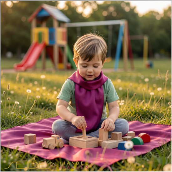 Spieltuch Purpur Ponge 05 55x55cm