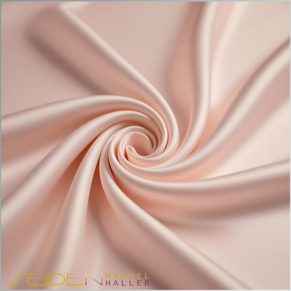 Georgette aus Seide in hellrosa